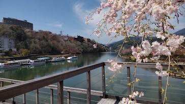 恵那峡遊覧船に投稿された画像（2022/4/11）