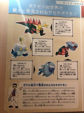 国立科学博物館　特別企画展「ポケモン化石博物館」に投稿された画像（2022/4/21）