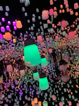 森ビル デジタルアート ミュージアム：エプソン チームラボボーダレスに投稿された画像（2022/4/23）