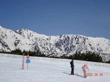 白馬八方尾根スキー場に投稿された画像（2022/4/25）