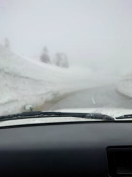 熊の湯スキー場に投稿された画像（2022/4/27）