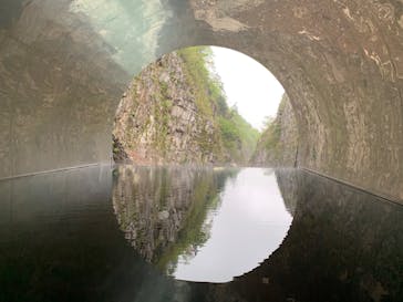 清津峡渓谷トンネルに投稿された画像（2022/4/29）