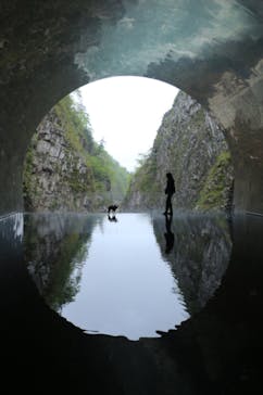 清津峡渓谷トンネルに投稿された画像（2022/4/30）
