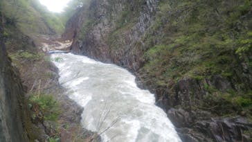 清津峡渓谷トンネルに投稿された画像（2022/4/30）