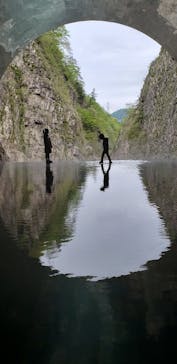 清津峡渓谷トンネルに投稿された画像（2022/5/1）