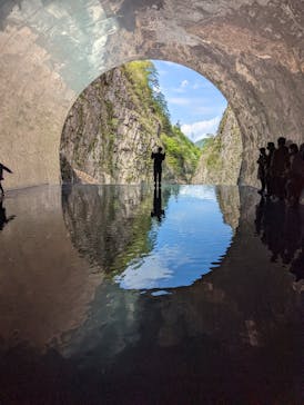 清津峡渓谷トンネルに投稿された画像（2022/5/2）