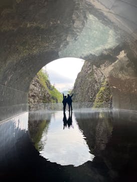 清津峡渓谷トンネルに投稿された画像（2022/5/2）