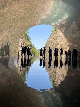 清津峡渓谷トンネルに投稿された画像（2022/5/4）