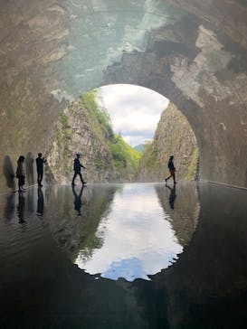 清津峡渓谷トンネルに投稿された画像（2022/5/4）