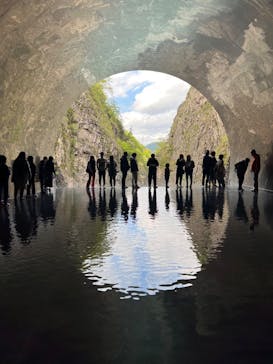 清津峡渓谷トンネルに投稿された画像（2022/5/4）