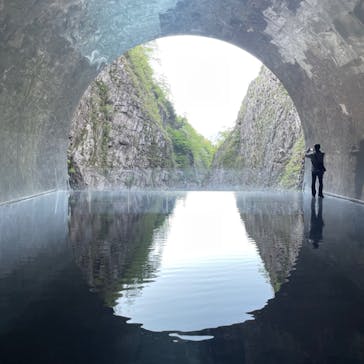 清津峡渓谷トンネルに投稿された画像（2022/5/4）