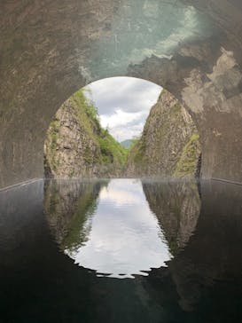 清津峡渓谷トンネルに投稿された画像（2022/5/4）