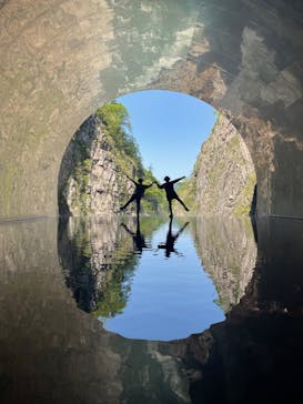 清津峡渓谷トンネルに投稿された画像（2022/5/5）