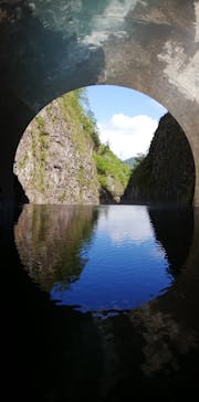 清津峡渓谷トンネルに投稿された画像（2022/5/6）