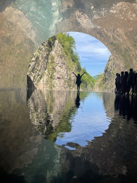 清津峡渓谷トンネルに投稿された画像（2022/5/6）