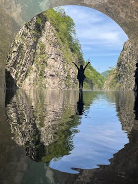 清津峡渓谷トンネルに投稿された画像（2022/5/6）