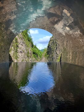 清津峡渓谷トンネルに投稿された画像（2022/5/8）