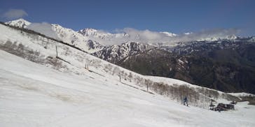 白馬八方尾根スキー場に投稿された画像（2022/5/9）