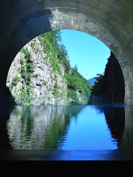 清津峡渓谷トンネルに投稿された画像（2022/7/30）