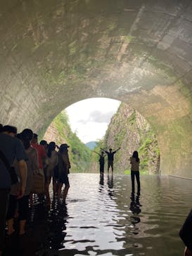 清津峡渓谷トンネルに投稿された画像（2022/8/3）