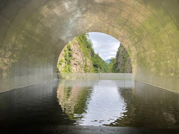 清津峡渓谷トンネルに投稿された画像（2022/8/4）