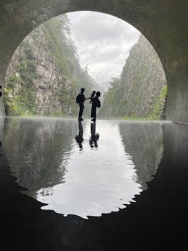 清津峡渓谷トンネルに投稿された画像（2022/8/4）