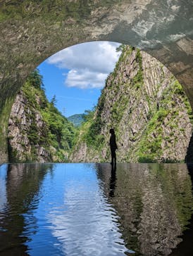 清津峡渓谷トンネルに投稿された画像（2022/8/5）