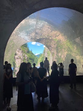清津峡渓谷トンネルに投稿された画像（2022/8/7）