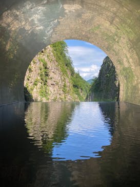 清津峡渓谷トンネルに投稿された画像（2022/8/7）