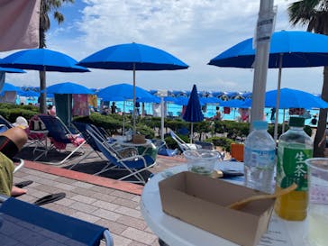 大磯ロングビーチに投稿された画像（2022/8/7）