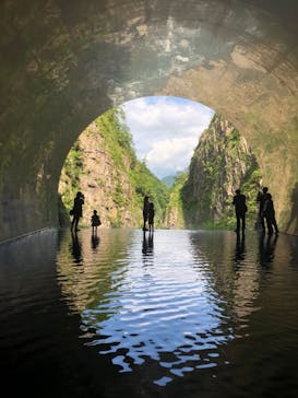 清津峡渓谷トンネルに投稿された画像（2022/8/7）