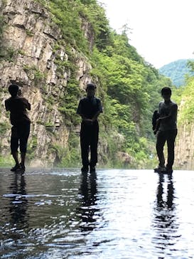 清津峡渓谷トンネルに投稿された画像（2022/8/7）