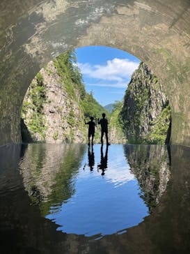 清津峡渓谷トンネルに投稿された画像（2022/8/8）