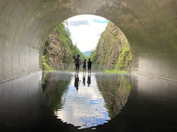 清津峡渓谷トンネルに投稿された画像（2022/8/8）