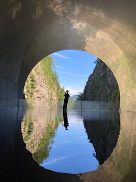 清津峡渓谷トンネルに投稿された画像（2022/8/9）