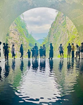 清津峡渓谷トンネルに投稿された画像（2022/8/10）