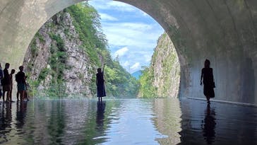 清津峡渓谷トンネルに投稿された画像（2022/8/11）