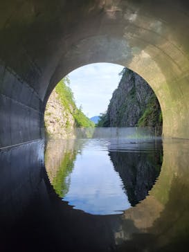 清津峡渓谷トンネルに投稿された画像（2022/8/12）