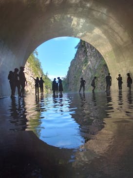 清津峡渓谷トンネルに投稿された画像（2022/8/12）