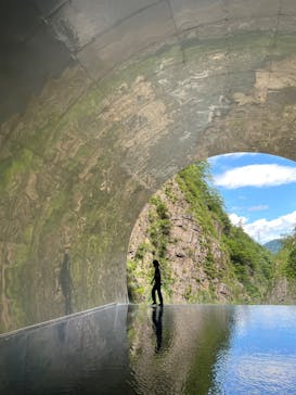 清津峡渓谷トンネルに投稿された画像（2022/8/13）