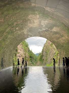 清津峡渓谷トンネルに投稿された画像（2022/8/13）