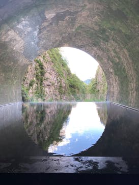 清津峡渓谷トンネルに投稿された画像（2022/8/13）