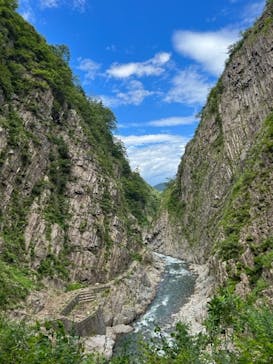 清津峡渓谷トンネルに投稿された画像（2022/8/13）