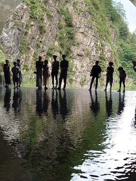 清津峡渓谷トンネルに投稿された画像（2022/8/14）