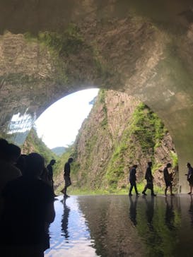 清津峡渓谷トンネルに投稿された画像（2022/8/14）