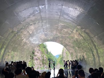 清津峡渓谷トンネルに投稿された画像（2022/8/14）