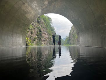清津峡渓谷トンネルに投稿された画像（2022/8/16）