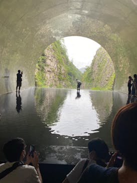 清津峡渓谷トンネルに投稿された画像（2022/8/17）