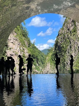 清津峡渓谷トンネルに投稿された画像（2022/8/19）