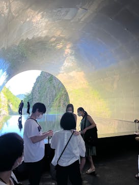 清津峡渓谷トンネルに投稿された画像（2022/8/20）